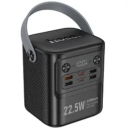 Портативний ЗП Power Bank Hoco J152 Tough 22.5W+PD20W 80000 mAh Black