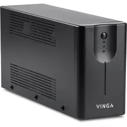 Пристрій безперебійного живлення Vinga LED 1500VA metal case (VPE-1500M) - мініатюра 2