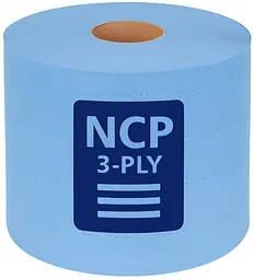 Рушник паперовий в рулоні тришаровий NCP синій (800 шт)