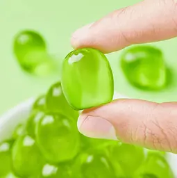 Желейні цукерки Cokoc Peeling Soft Candy Green Grape 75г - мініатюра 3