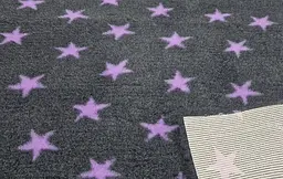 Килимок для собак Vetbed Charcoal & Lilac Stars 160х300 см - мініатюра 5