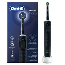 Зубна електрощітка Braun Oral-B Vitality D103.413.3 Pro Protect X Clean Cross Action Чорний D103.413.3