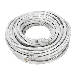 Кабель Ethernet LAN Cat 5E "HX" Білий провід для роутера 20 м патч корд кабель RJ-45