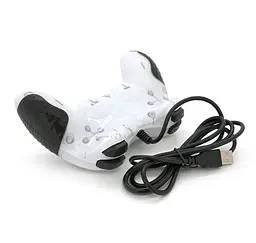 Геймпад джойстик Microkingdom 8700 DoubleShock USB White - мініатюра 5