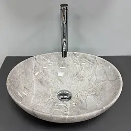 Умивальник VBI Parma накладний 41.5x33.5 см stone glossy VBI-011027 - мініатюра 2
