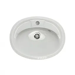 Умивальник Adamant Comfy White 540x425x130мм, штучний камінь 54 см - мініатюра 2