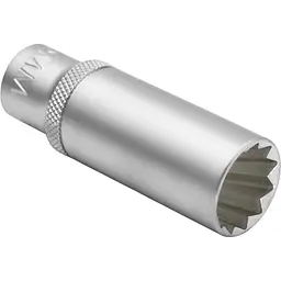 Головка торцева Wurth подовжена 3/8IN 12-гранний профіль SW13 Red Stripe (5763038613)