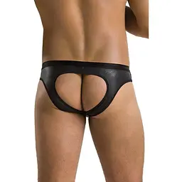 Труси чоловічі Passion 041 Slip Open Joe black L/XL - мініатюра 2