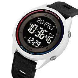 Наручний годинник чоловічий 2348WT White Skmei acs0029987 - мініатюра 3