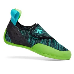 Скельні дитячі туфлі Black Diamond Kids' Momentum 28 Чорний-Салатовий - мініатюра 3