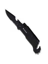 Складаний ніж мультитул XiaomiJiuxun Tools Ninety Outdoor Folding Knife 7 in 1 Black