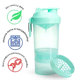 Шейкер спортивний SmartShake 600 мл fit0011325 - мініатюра 2