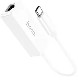 Перехідник Hoco UA22 Acquire Type-C ethernet adapter (100 Mbps)