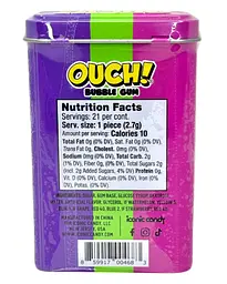 Жувальна гумка Ouch! Bubble Gum Assorted Flavour 21шт, 56.7г - мініатюра 3