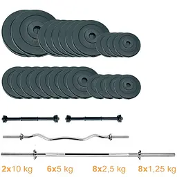 Набір штанг + гантелі Newt Gym Set 2 Rock Pro NE-PL-SET2-95 95 кг - мініатюра 2