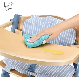 Стільчик для годування з подушкою Kinderkraft Enock Nordic Breeze (KHENOC00NOR0000) - мініатюра 3