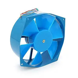 Кулер для охолодження серверних БП 200FZY2-D DC sleeve fan 3pin під паяння - 200x210x71 мм, 220V/0,3A, 2600 об/хв, 65W, Blue