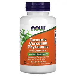 NOW Куркумін, Turmeric Curcumin Phytosome - 60 капсул