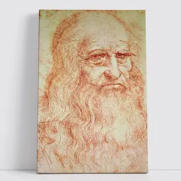 Інтер'єрна картина Леонардо да Вінчі, Leonardo da Vinci, інтер'єрний декор, 60×40 см (id6989)