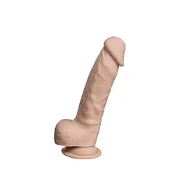 Фалоімітатор Silexd Real Skin Model 1 Size 8" 20.3 см (тілесний) - мініатюра 5