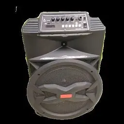 Акумуляторна акустична система XPRO ZXX-8887 колонка валіза 80Вт USB SD FM радіо Bluetooth мікрофон ДУ чорна (ZXX-8887) - мініатюра 2