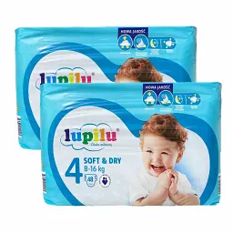 Підгузки Lupilu soft & dry 4 Maxi (8-16 кг), 96 шт