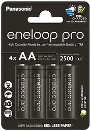 Акумулятор Eneloop NI-MH Pro AA 2500 мАг 4 шт. Panasonic teh0018539