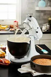 Чаша KitchenAid 5KSM2CB5BM керамічна, з ручкою 4.7 л чорна (5KSM2CB5BM) - мініатюра 2
