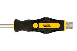 Викрутка ударна шліцева плоска Mastertool SL8 x 150мм HEX 49-6815 - мініатюра 4