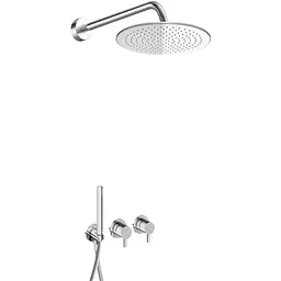Душова система Kohlman Axel 25 chrome + BOX прихованого монтажу KPL-QW260A25, Хром