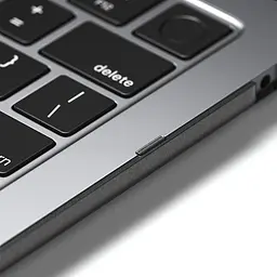 Чохол-накладка Clear Shell для Apple MacBook Pro 16.2 (A2485/A2780/A2991/A3403/A3186) Чорний - мініатюра 7