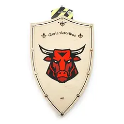Сувенірний дерев'яний щит Буйвол 47х30 см (ID-180-D-308)