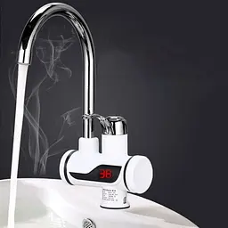 Проточний водонагрівач з LCD-екраном водонагрівач, кран