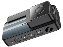 Автомобільний відеореєстратор Hoco DV12 2K Gray (6942007640176) - мініатюра 4