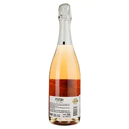 Вино ігристе Mirame Cava Brut Rose, рожеве, брют, 0,75 л - мініатюра 2