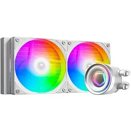Система рідинного охолодження ID-Cooling FX240 INF білий Intel: 1851/1700/1200/2066/2011/1366/115x, AMD: AM4/AM5