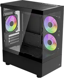 Корпус Aerocool Viewport Mini-G-BK-v2 ARGB Black (ACCM-ES09133.11) - мініатюра 2