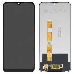 Дисплей Realme C25, C25s, Narzo 50A; Oppo A16, A16s, A54s, чорний, без рамки, .