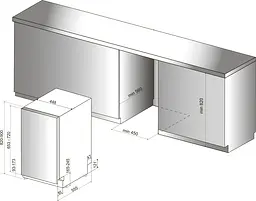 Посудомийна машина Indesit DSIE 2B10 (6485645) - мініатюра 8