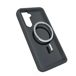 Чохол MAKE Samsung S26 Plus Silicone Aura Magnet Black - мініатюра 4