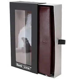 Гаманець жіночий шкіряний Semi Line RFID Dark Red (P8264-2) - мініатюра 3