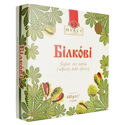 Коржі для торта Merci Білкові з ядрами бобів арахісу 450 г 