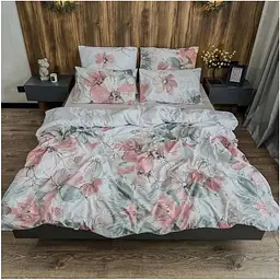 Комплект постільної білизни DAISY Євро надрукована, (нав.50*70 - 1шт) Julia мікрофібра