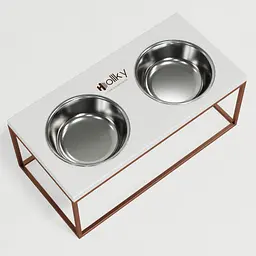 Hollky Base XL20 — миски на підставці для великих собак (2 × 1,8 л) - мініатюра 3