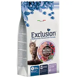 Корм Exclusion Giant Sterilized Chicken для стерилізованих кішок великих порід з куркою 0,3 кг