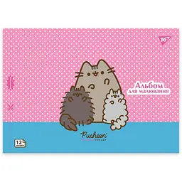 Зошит для малювання А4 Yes Pusheen 12 аркушів 8 шт. (130588) - мініатюра 4