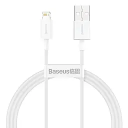 Кабель Baseus Superior Series Cable USB to Lightning 2.4A 1m CALYS-A02 White