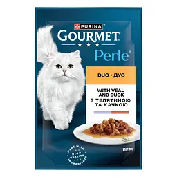 Набір вологого корму для котів Gourmet Perle Duo Мікс 8 шт. + Gourmet Perle Duo Мікс 4 шт. 1.02 кг (12 шт. х 85 г) - мініатюра 3