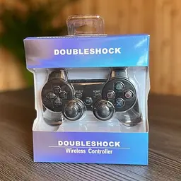 Геймпад бездротовий DoubleShock Bluetooth для PS3, ПК та Smart TV з вібрацією, чорний - мініатюра 6