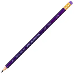 Олівець графітний  Koh-i-Noor Oriental НВ з гумкою фіолетовий (1372)